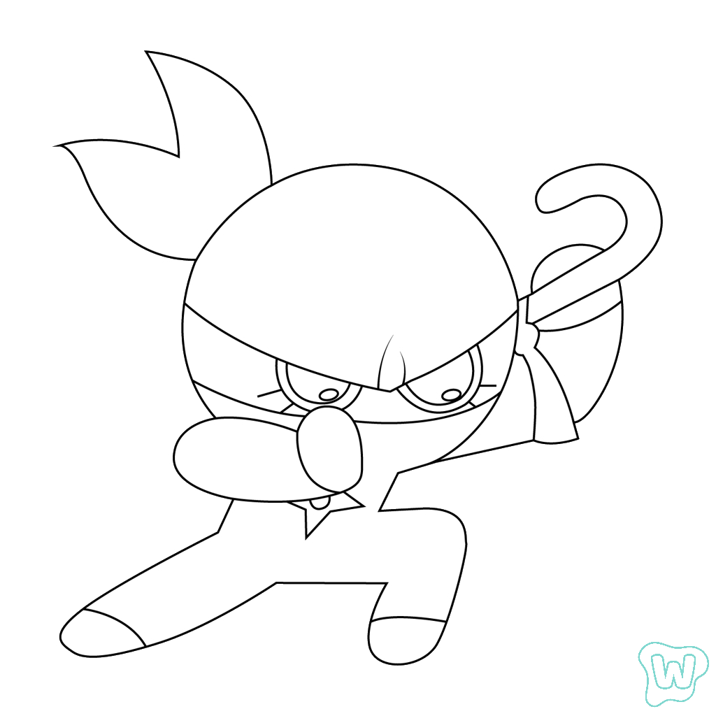 páginas para colorear detalladas de Cookie Run
