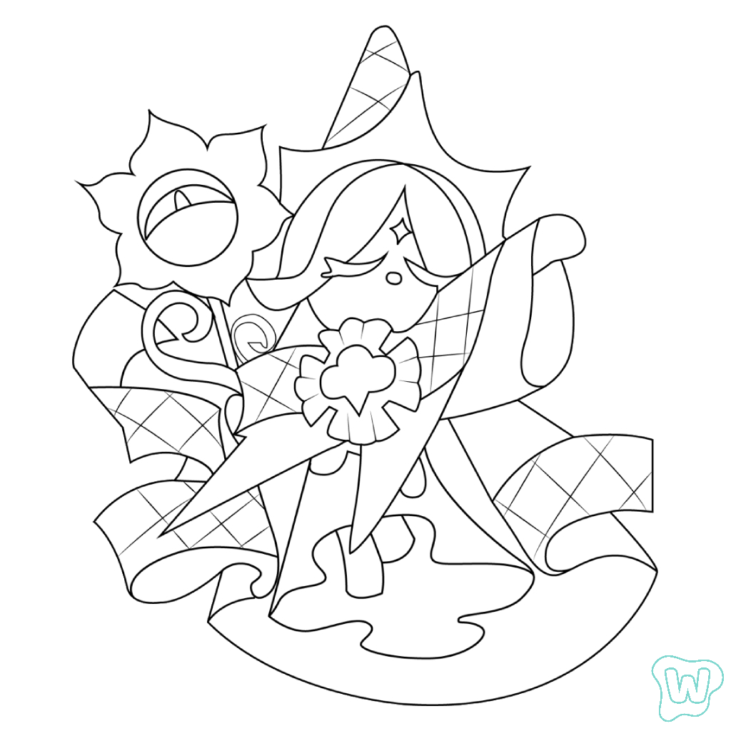 páginas para colorear Cookie Run gratis