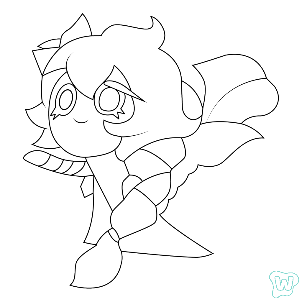 páginas para colorear Cookie Run imprimibles gratis