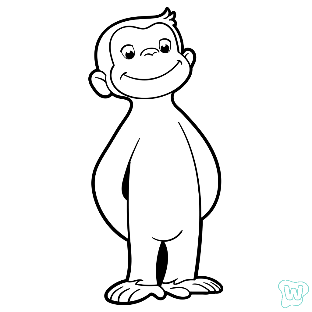 Curious George descargar e imprimir PDF gratis