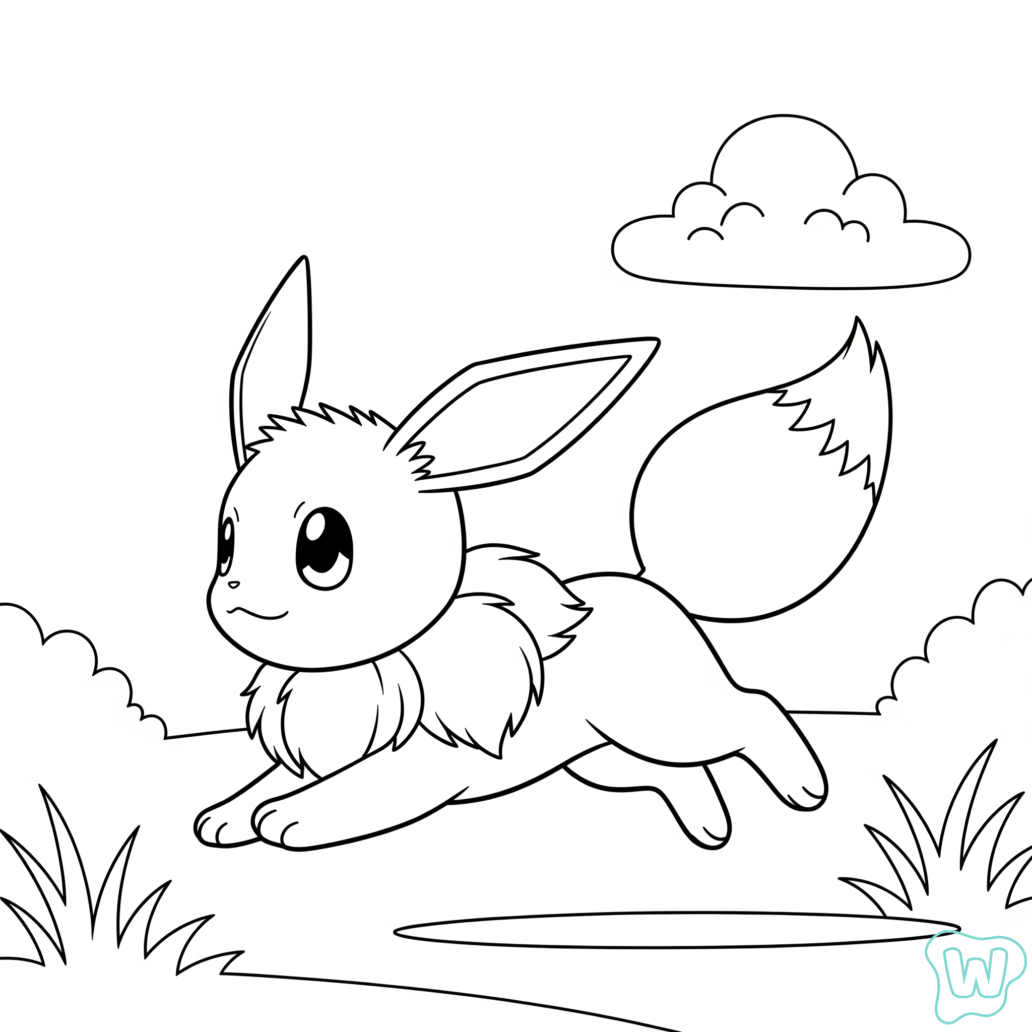 dibujos para colorear Eevee