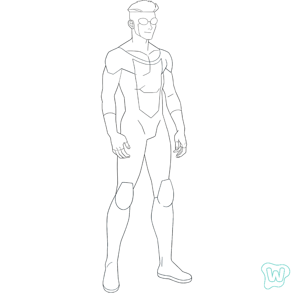 para colorear Invincible