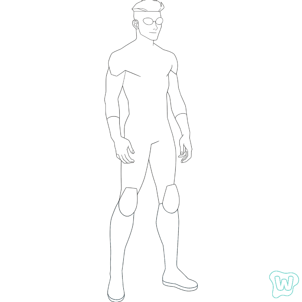 páginas para colorear de árboles Invincible gratis