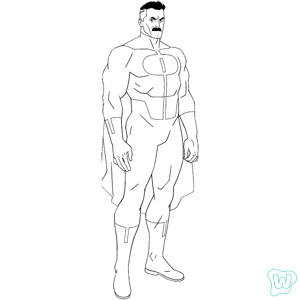 Invincible páginas para colorear gratis