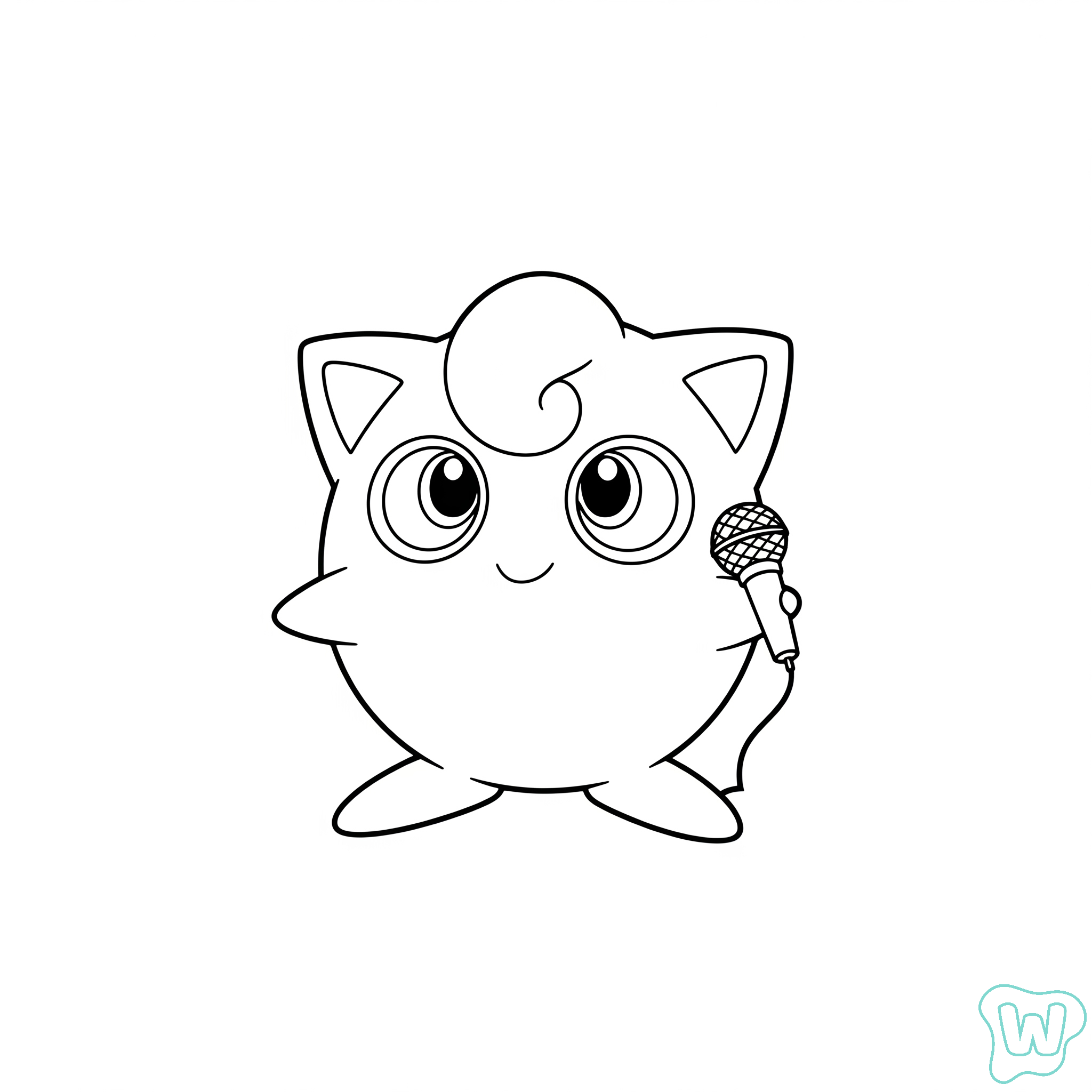páginas para colorear Jigglypuff imprimibles gratis