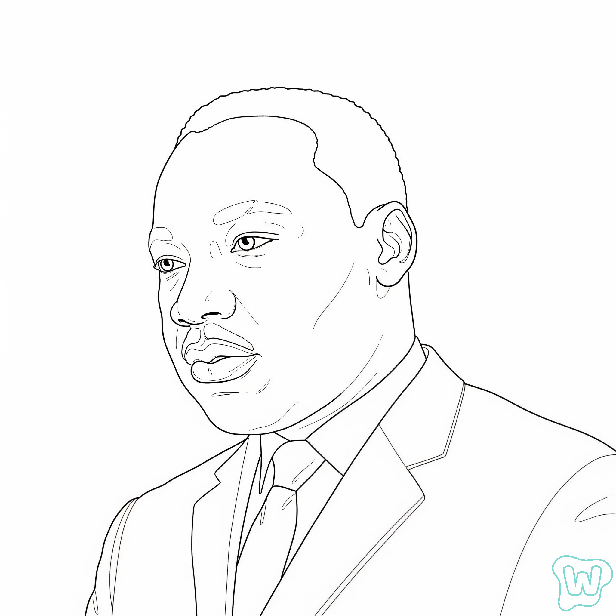 Martin Luther King dibujos para colorear grinch