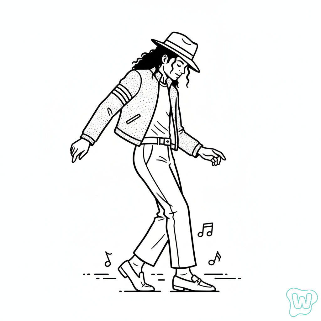dibujos para colorear grinch Michael Jackson