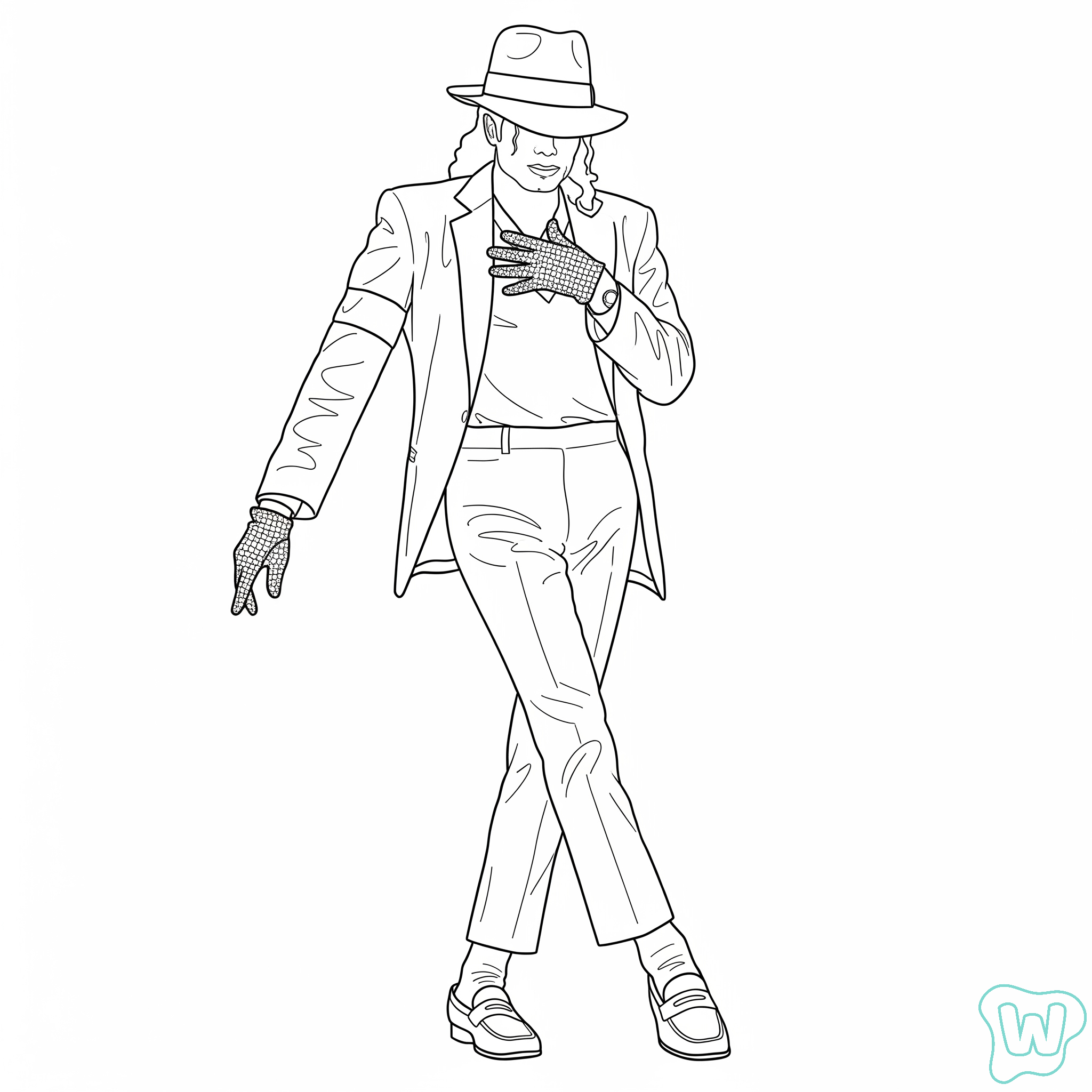 Michael Jackson páginas para colorear para imprimir gratis