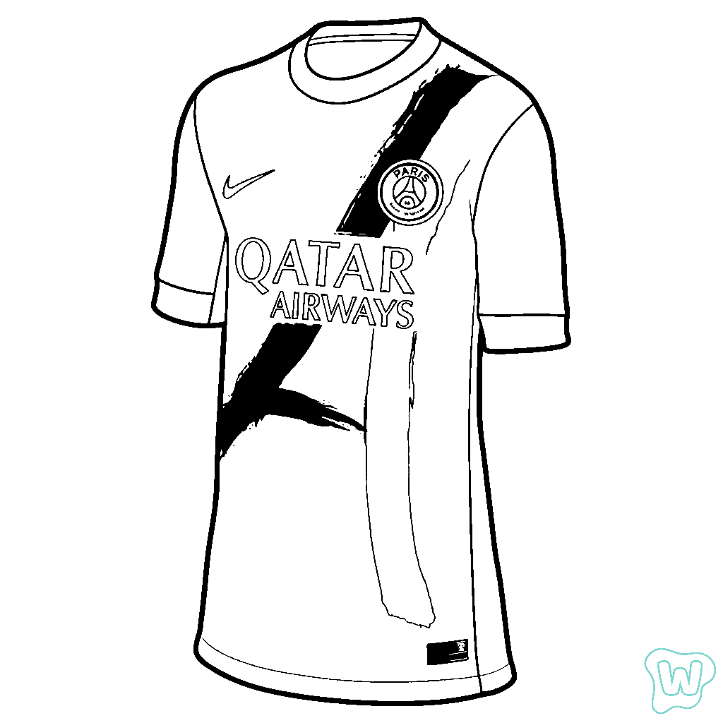 lindas páginas para colorear PSG