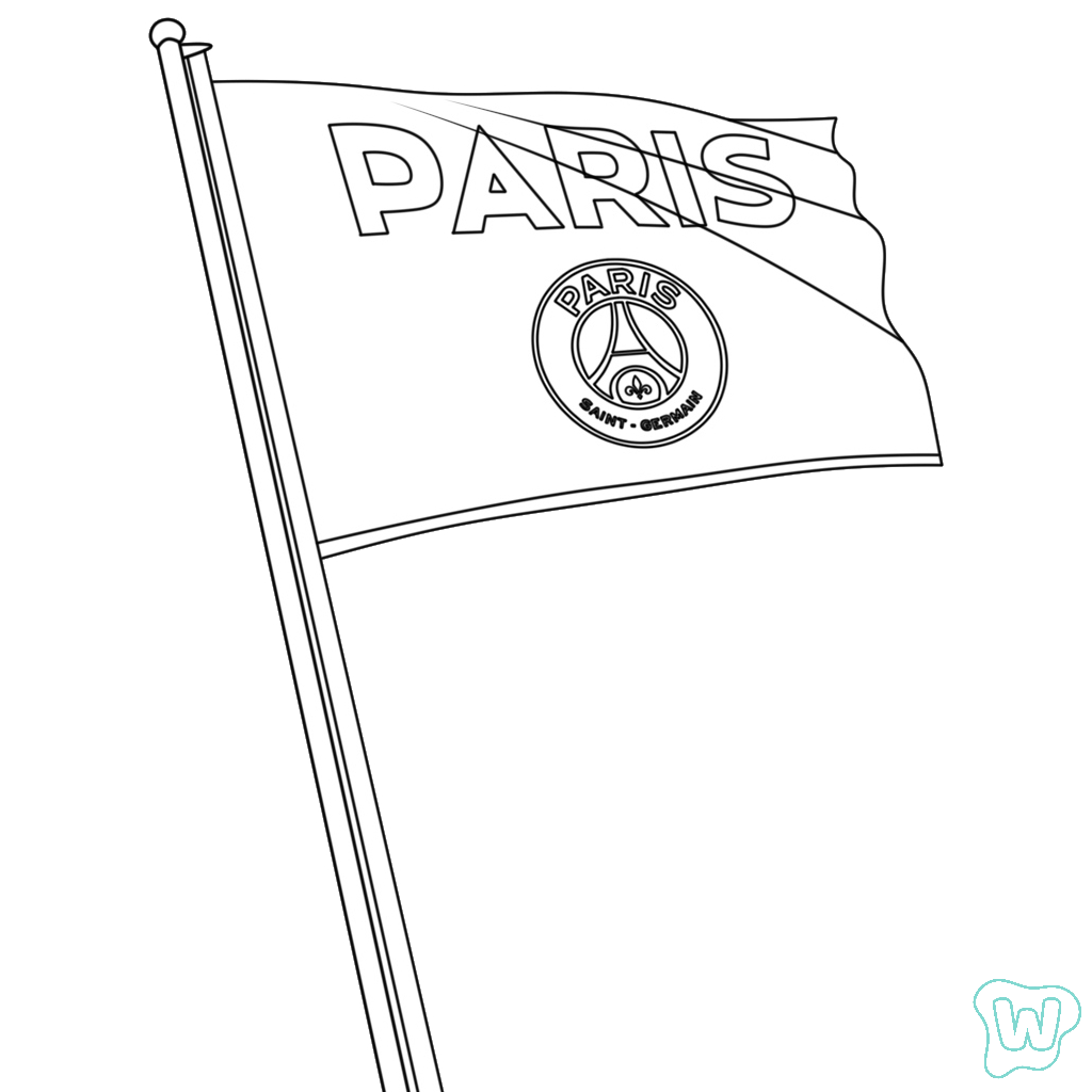 páginas para colorear PSG gratis