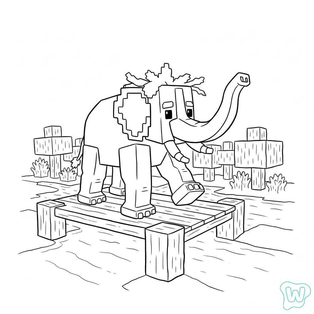Strawberry Elephant dibujos para colorear  y Imprimir PDF gratis
