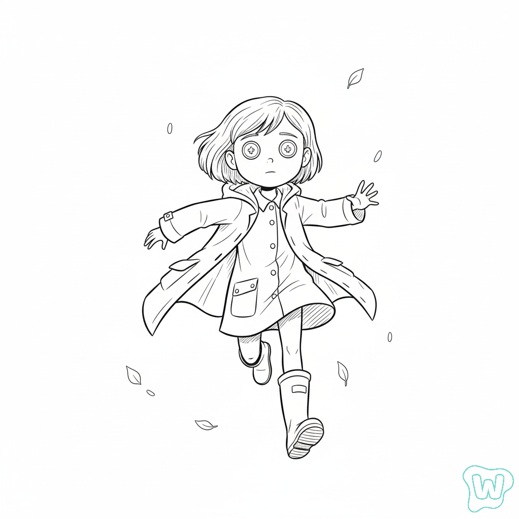 Coraline páginas para colorear