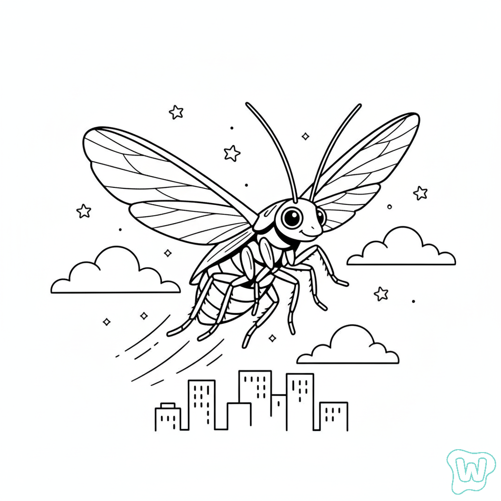 páginas para colorear gratis Cucaracha para adultos
