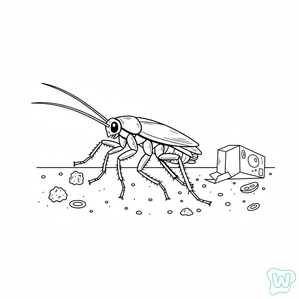 Cucaracha imprimir PDF gratis