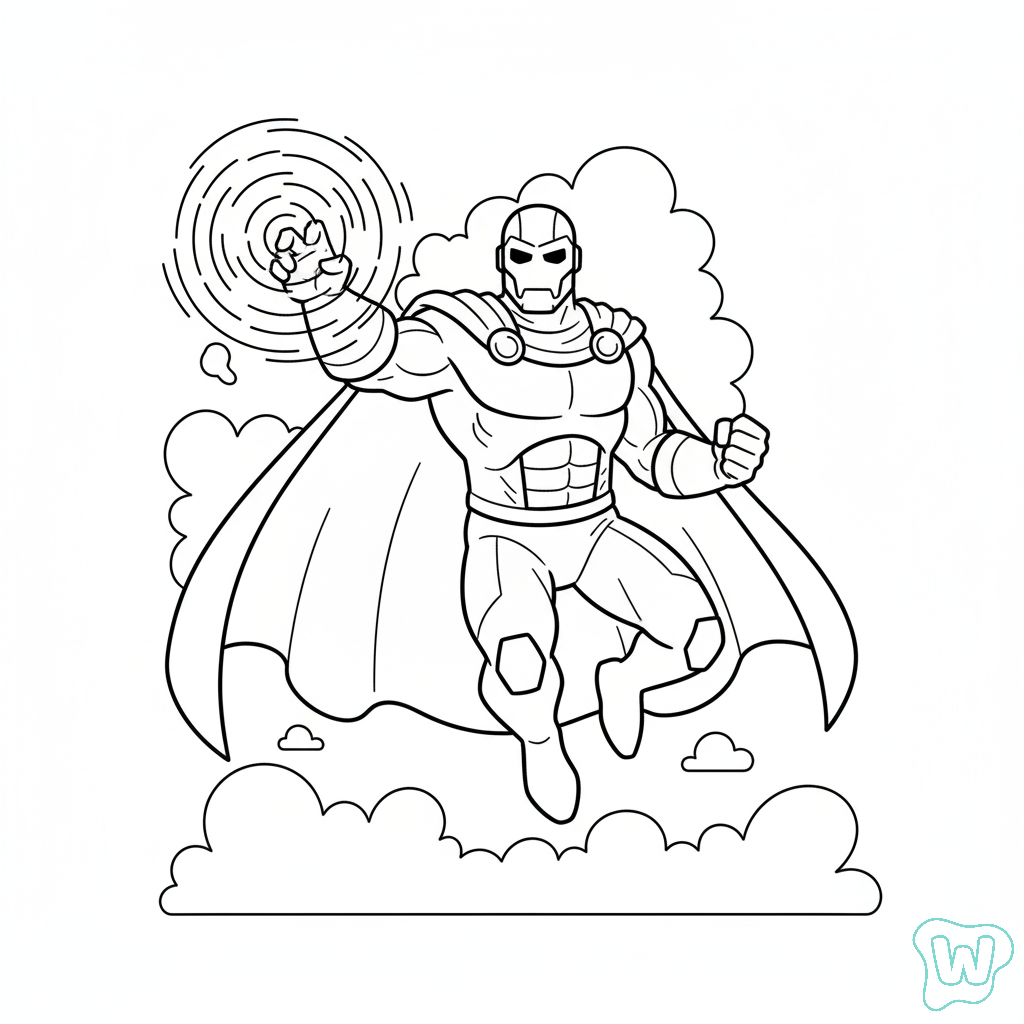 Doctor Doom páginas para colorear imprimibles