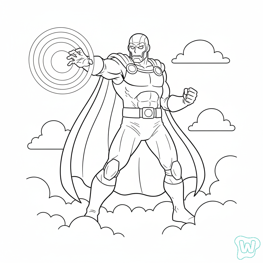 Doctor Doom dibujos para colorear