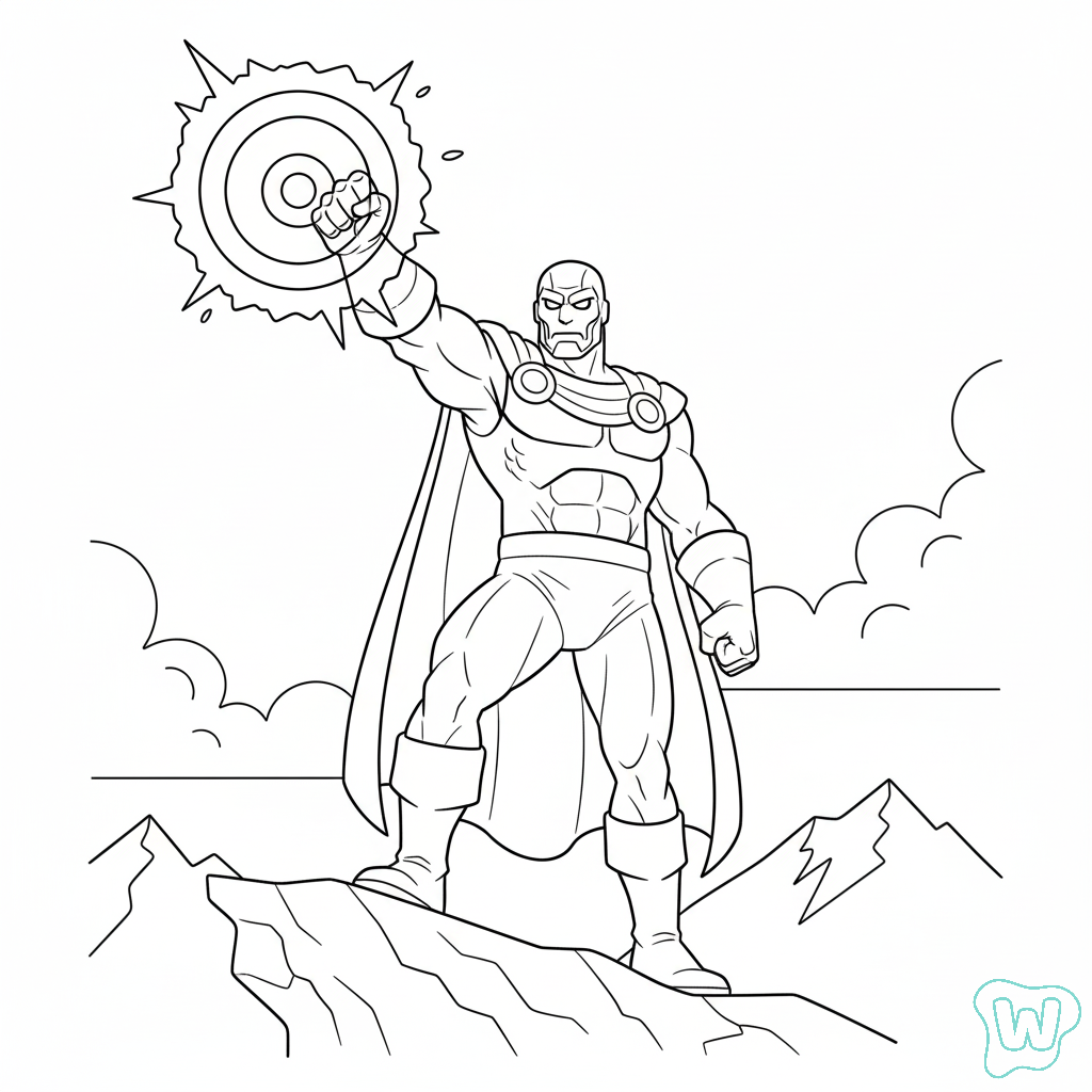 Doctor Doom páginas para colorear para imprimir