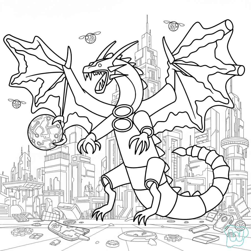 Dragon Cannelloni páginas para colorear