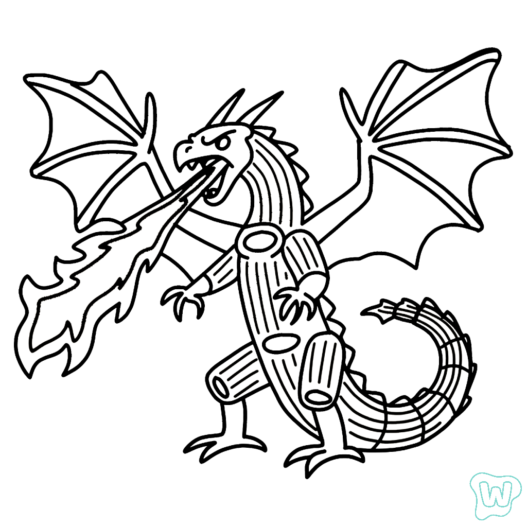 Dragon Cannelloni dibujos para colorear grinch