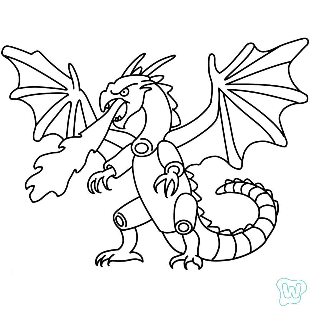 Dragon Cannelloni páginas para colorear gratis