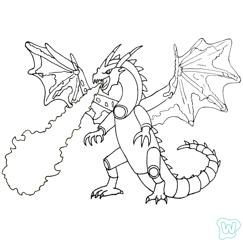 Dragon Cannelloni para colorear gratis