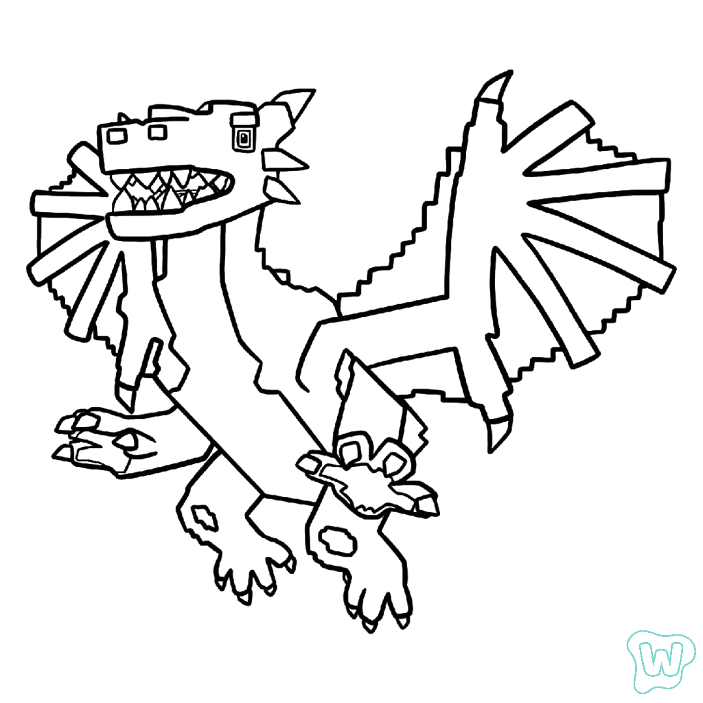 páginas para colorear Dragon Cannelloni gratis