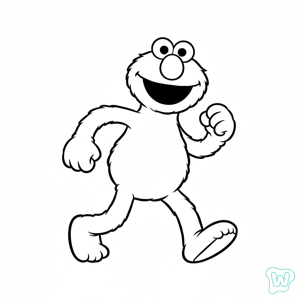 Elmo para colorear