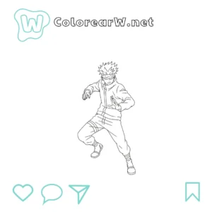 Gojo Satoru para colorear (PDF para imprimir gratis) thumbnail