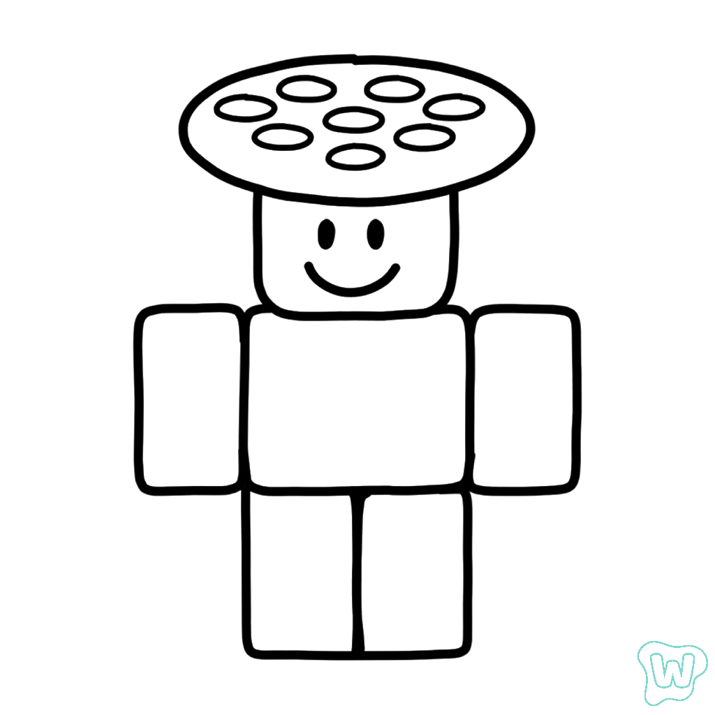 páginas para colorear Noobini Pizzanini imprimibles 1