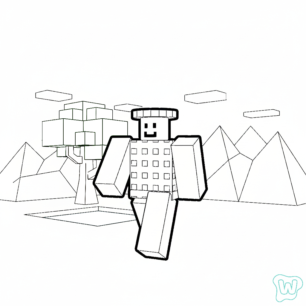 Noobini Pizzanini para colorear gratis