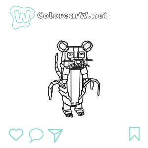 Pipi Corni para colorear (PDF para imprimir gratis) thumbnail
