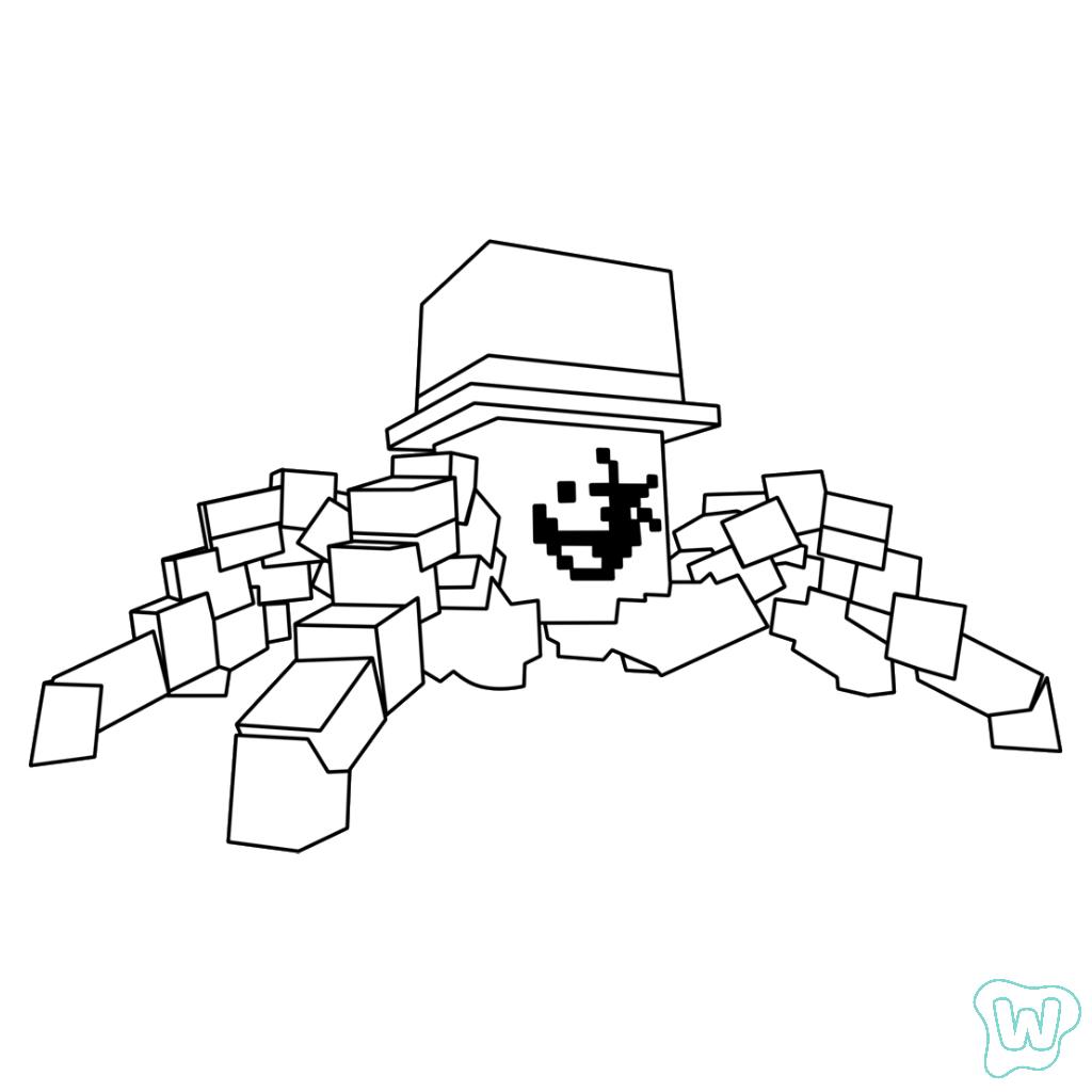 SpyderSammy páginas para colorear
