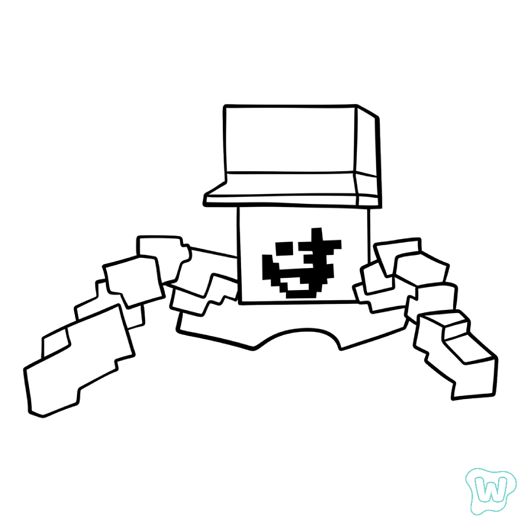 SpyderSammy páginas para colorear gratis 1