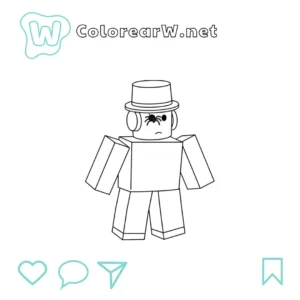SpyderSammy para colorear (PDF para imprimir gratis) thumbnail