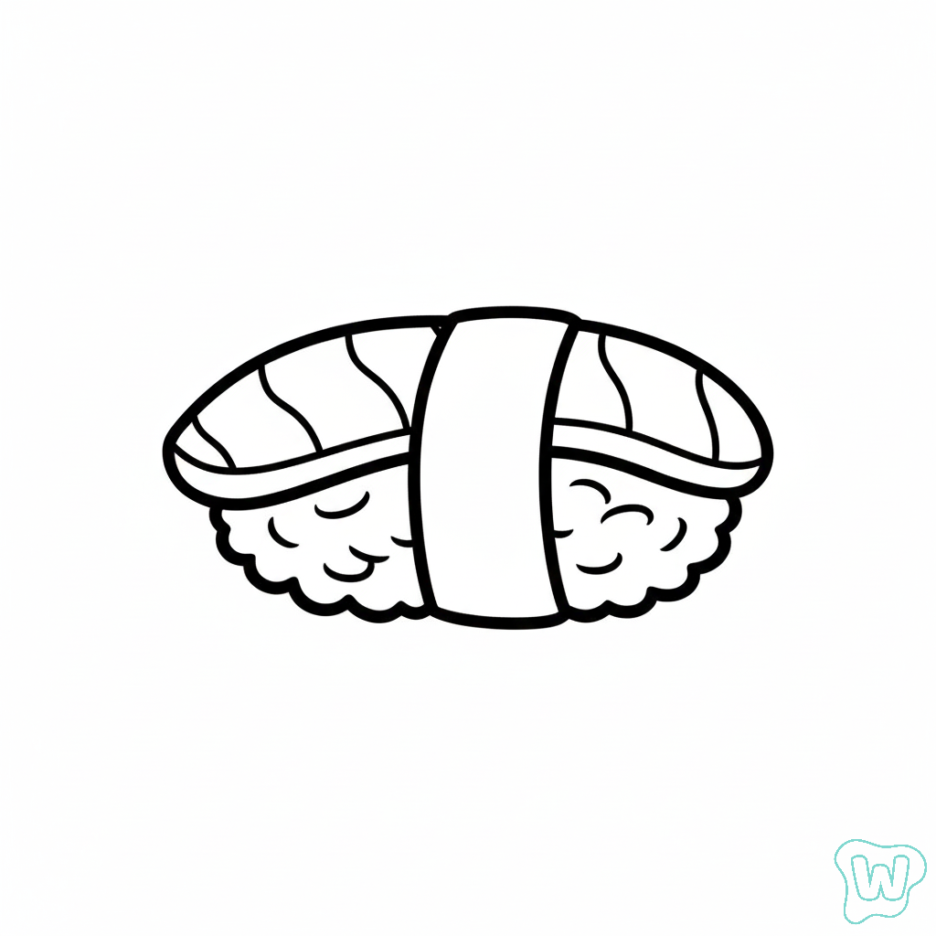 Sushi dibujos para colorear grinch