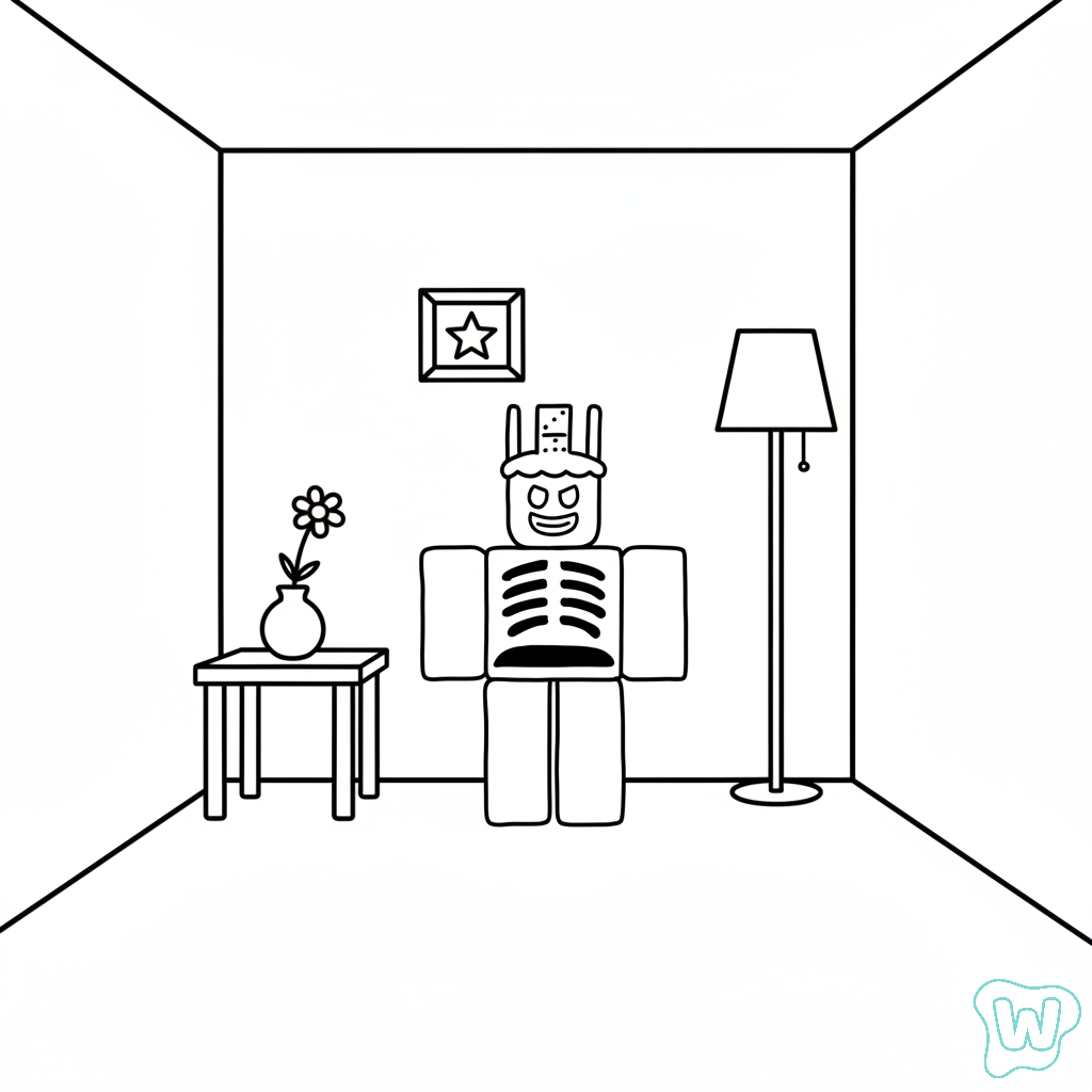 páginas para colorear imprimibles 1x1x1x1