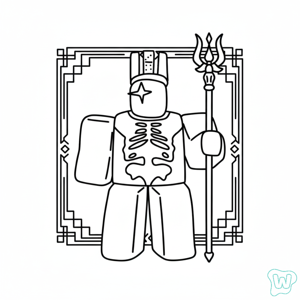 páginas para colorear para 1x1x1x1