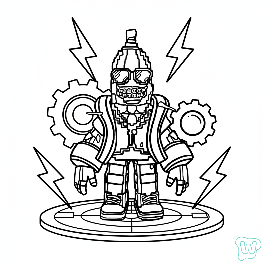 páginas para colorear detalladas de Bananito Bandito para adultos