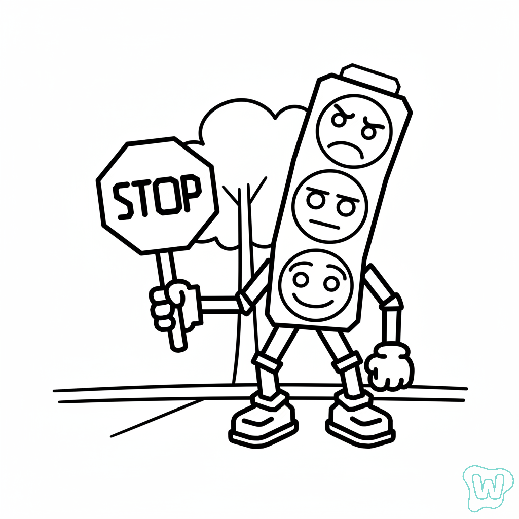 colorear y Imprimir PDF gratis Brainrot Trader