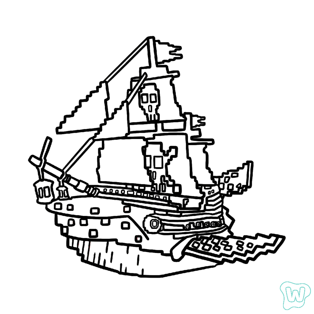 Capitano Moby páginas para colorear gratis