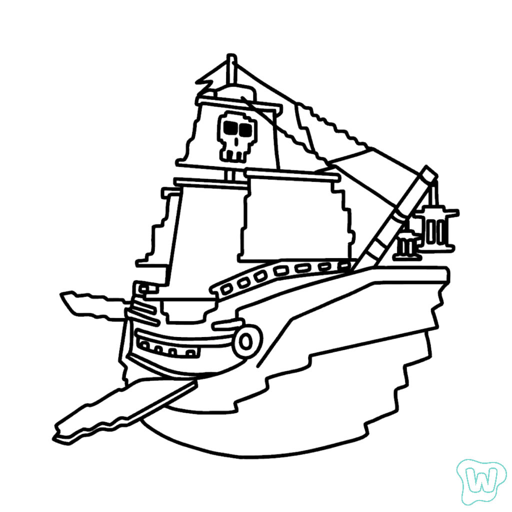 Capitano Moby colorear y Imprimir PDF