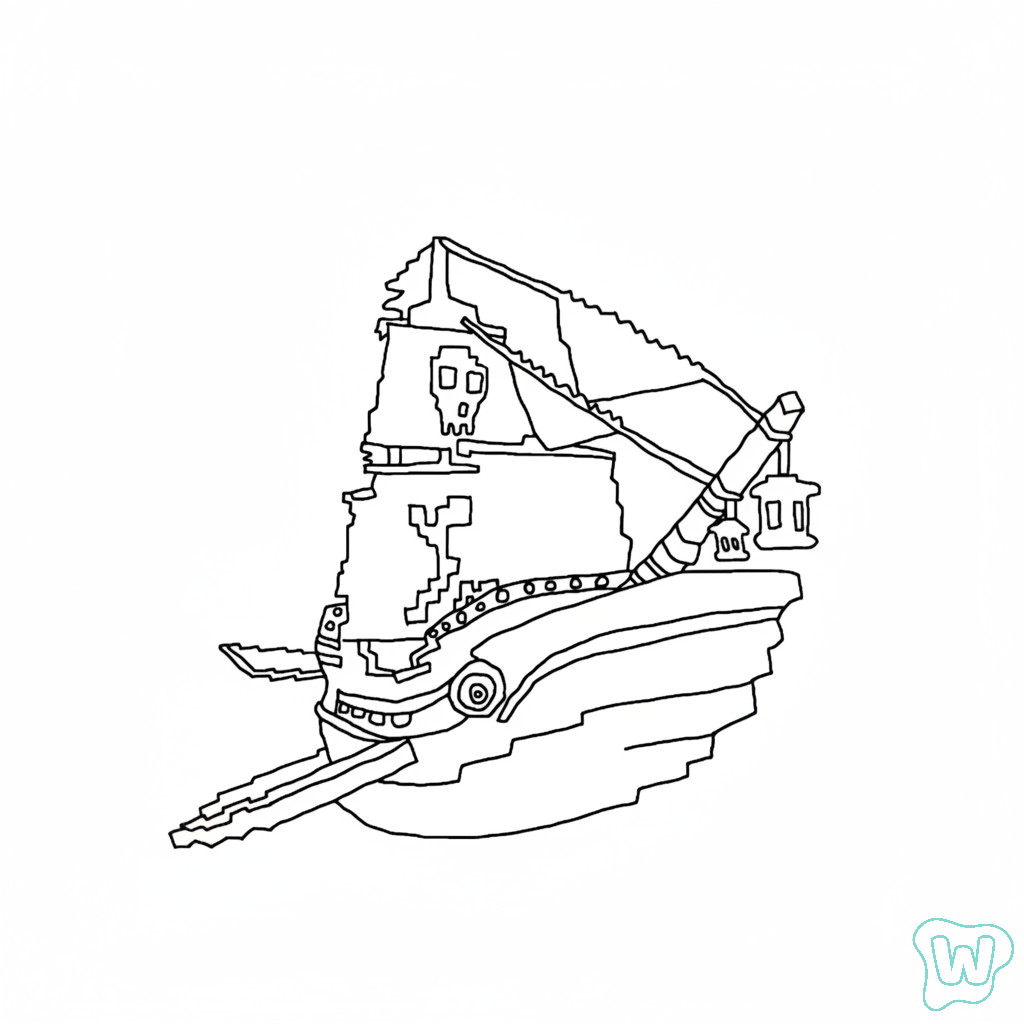 páginas para colorear Capitano Moby