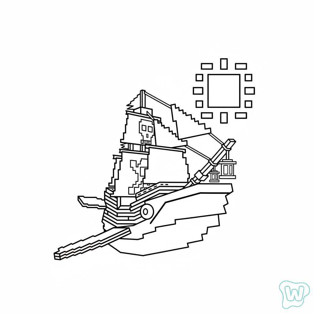 páginas para colorear de preescolar Capitano Moby