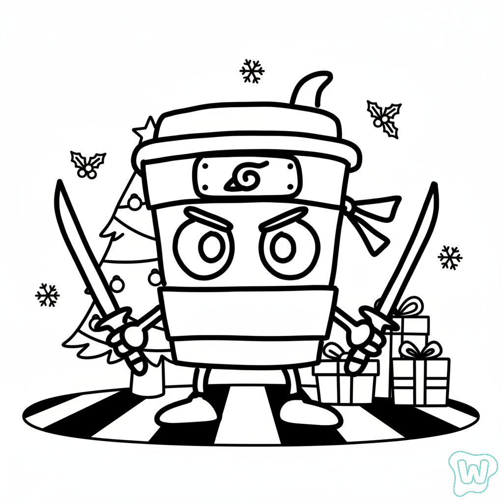 páginas para colorear Capuchino Asesino imprimibles gratis