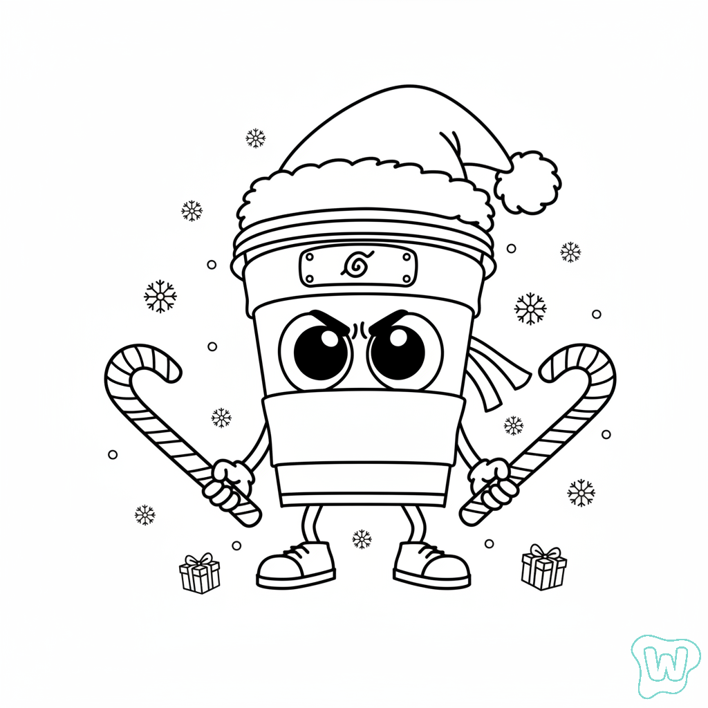 páginas para colorear Capuchino Asesino imprimibles gratis 1