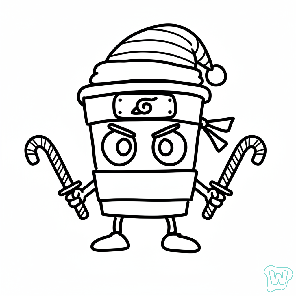 para colorear Capuchino Asesino