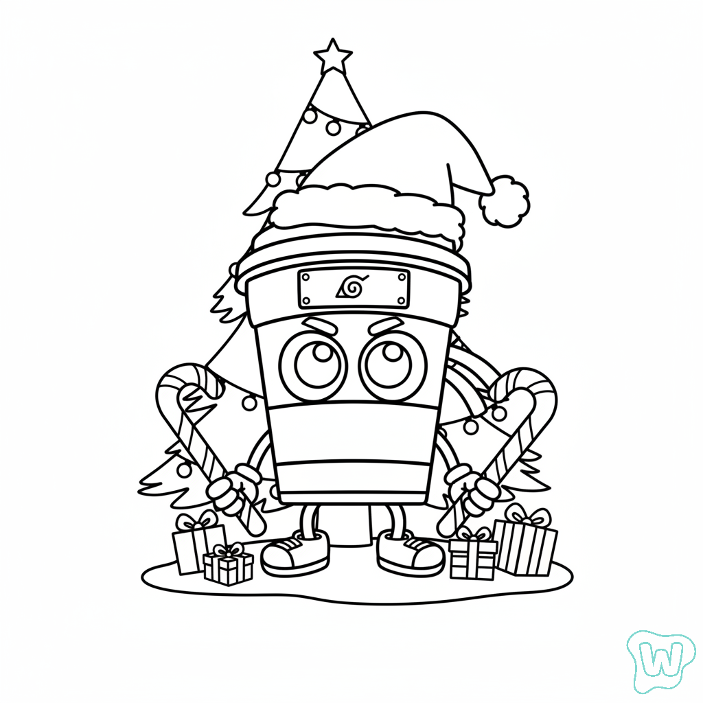 páginas para colorear detalladas de Capuchino Asesino 1