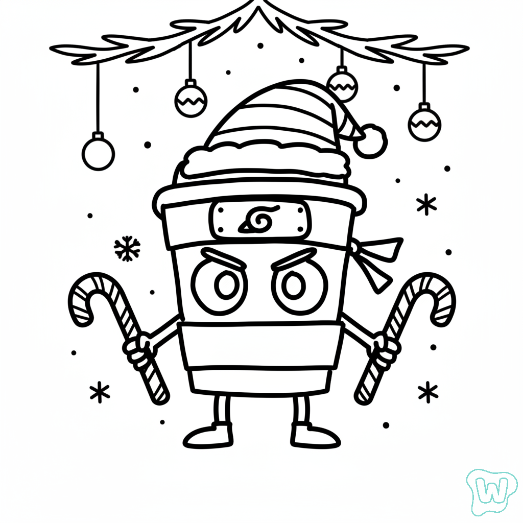 páginas para colorear para Capuchino Asesino