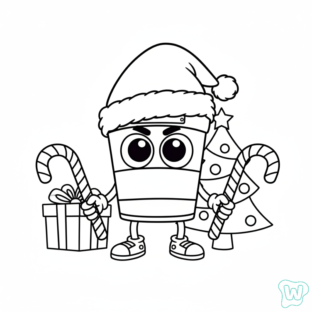 Capuchino Asesino páginas para colorear imprimibles