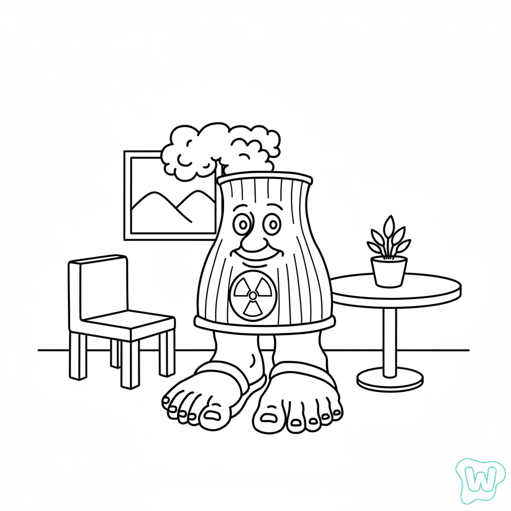 Centralucci Nuclearucci para colorear 1